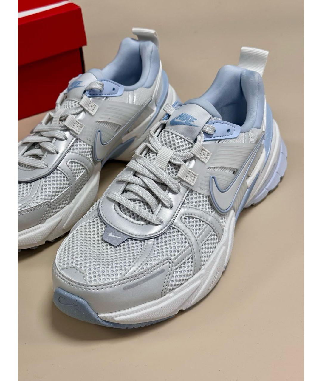 NIKE Голубые текстильные кроссовки, фото 5