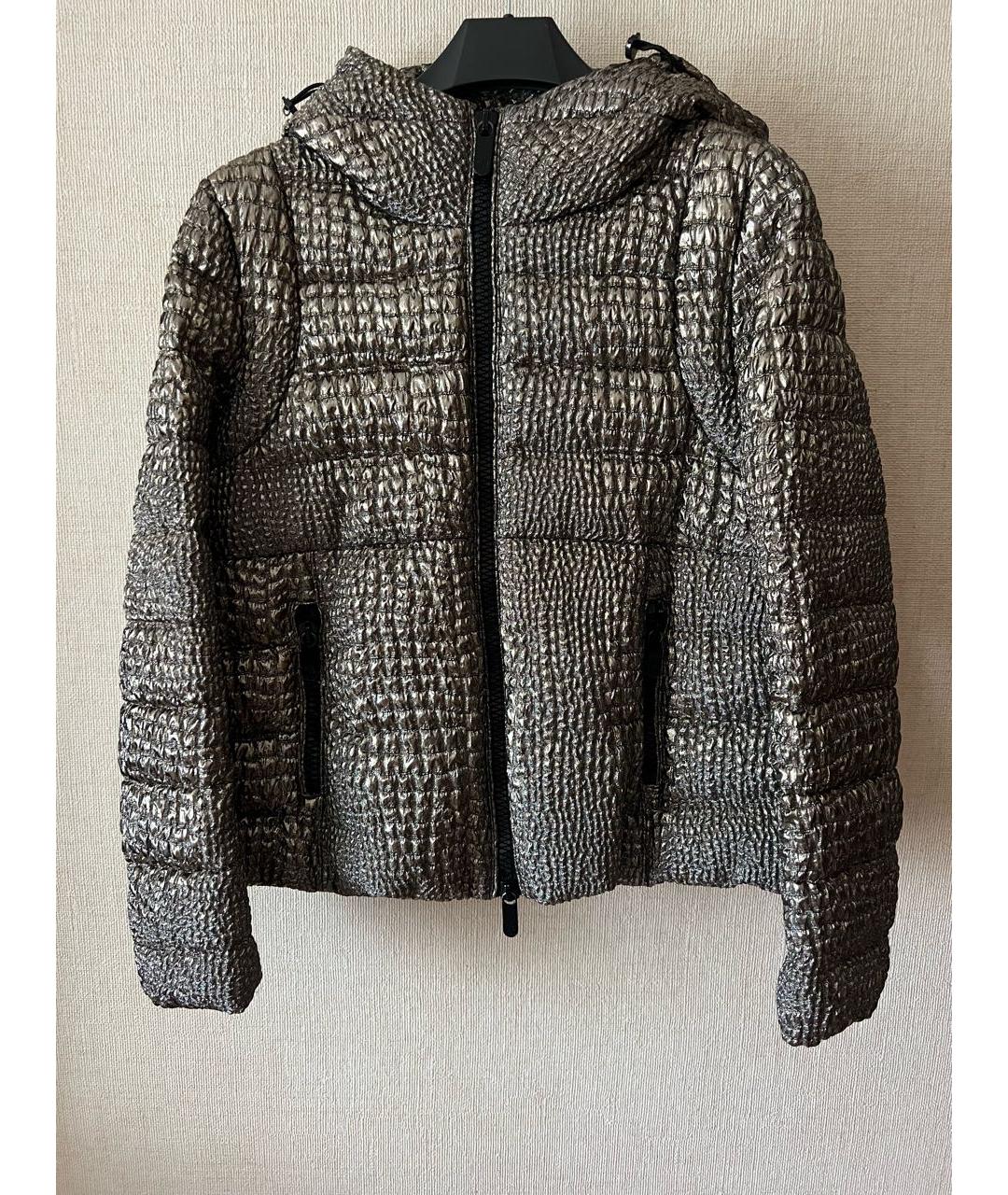 MONCLER Золотой пуховик, фото 7