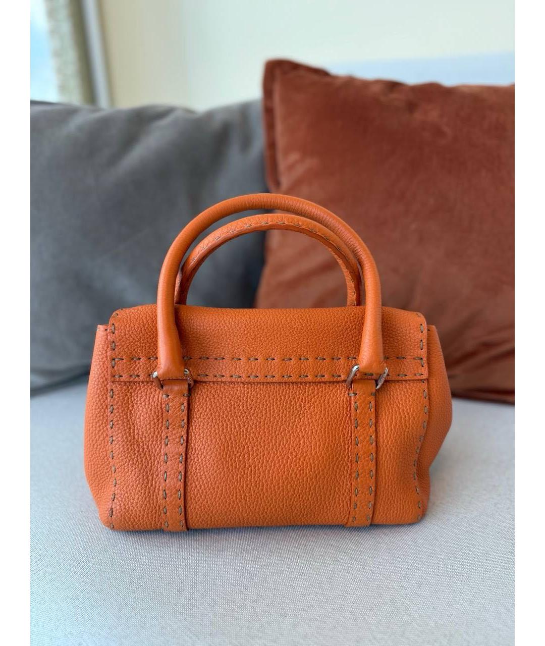 FENDI Мульти кожаная сумка с короткими ручками, фото 2