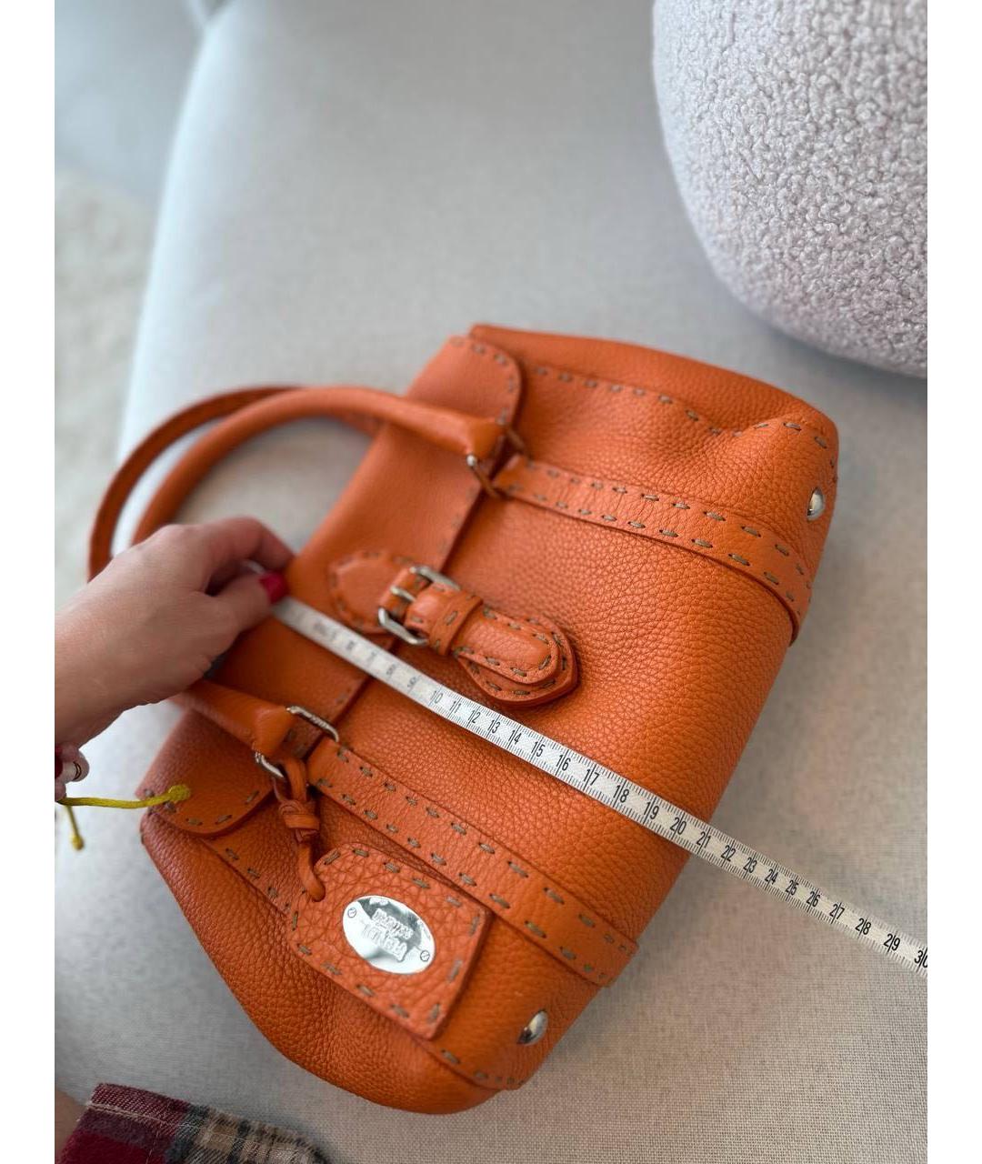 FENDI Мульти кожаная сумка с короткими ручками, фото 6