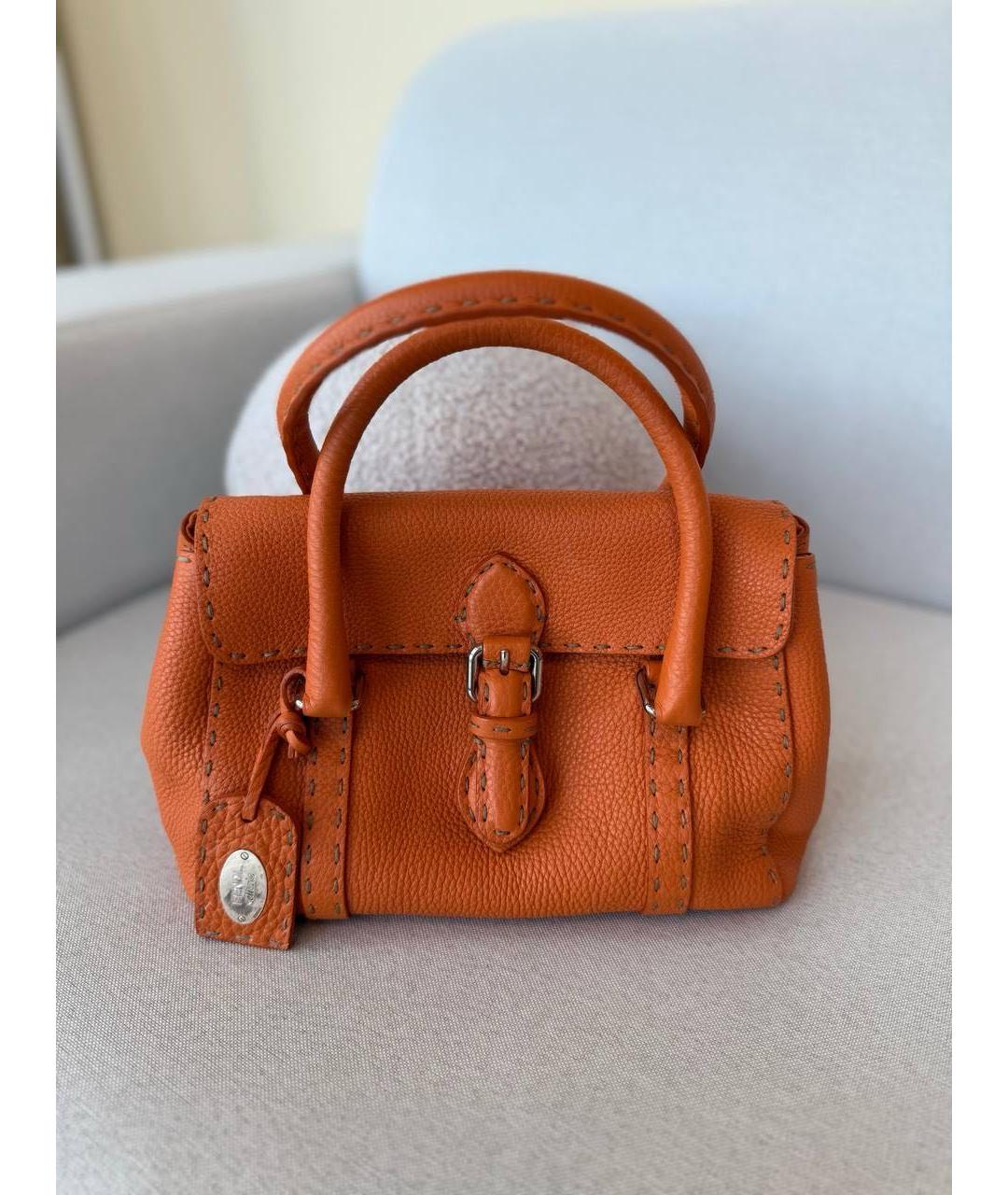 FENDI Мульти кожаная сумка с короткими ручками, фото 7