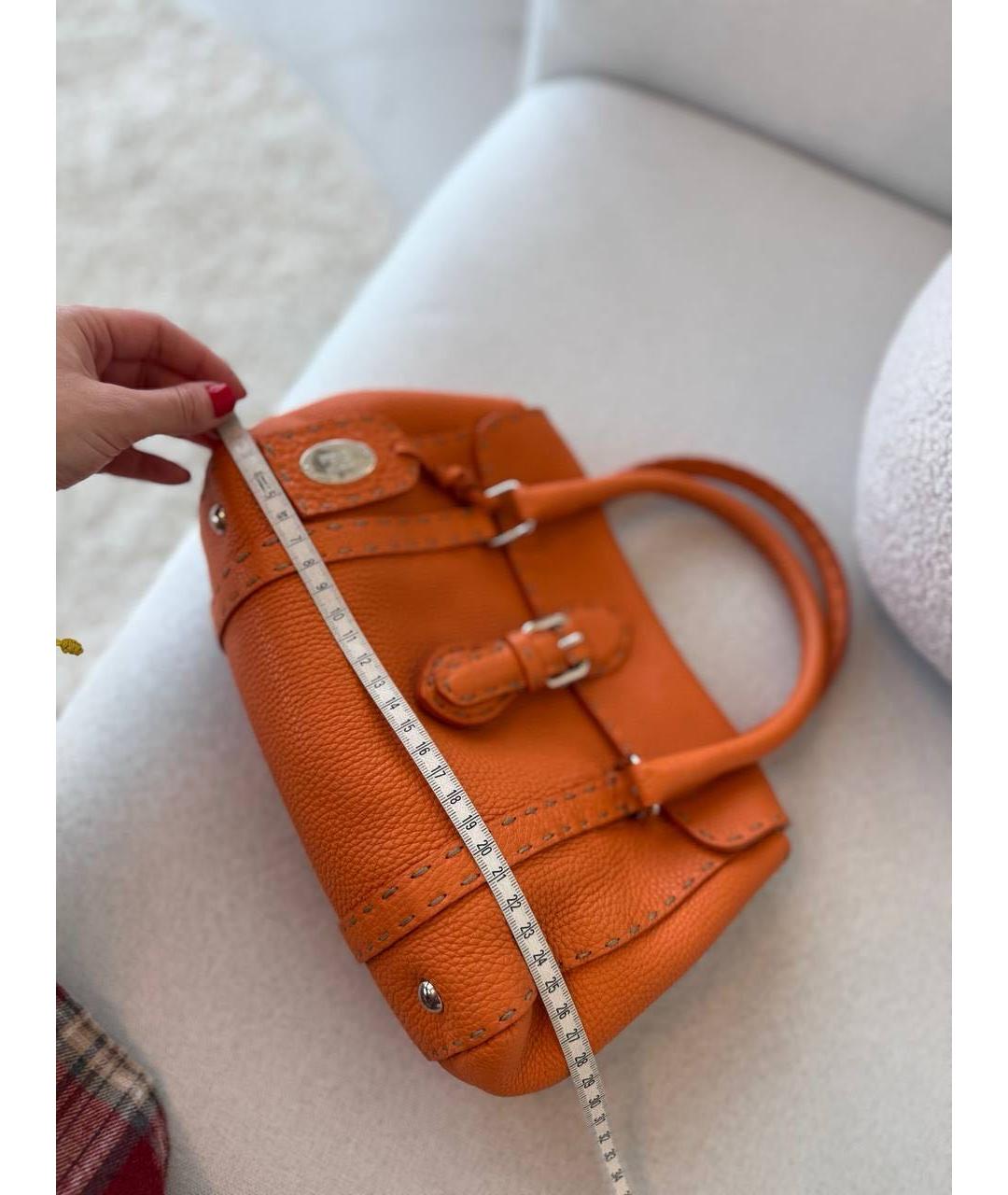 FENDI Мульти кожаная сумка с короткими ручками, фото 5