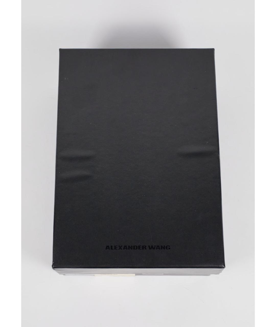 ALEXANDER WANG Черные кожаные босоножки, фото 7