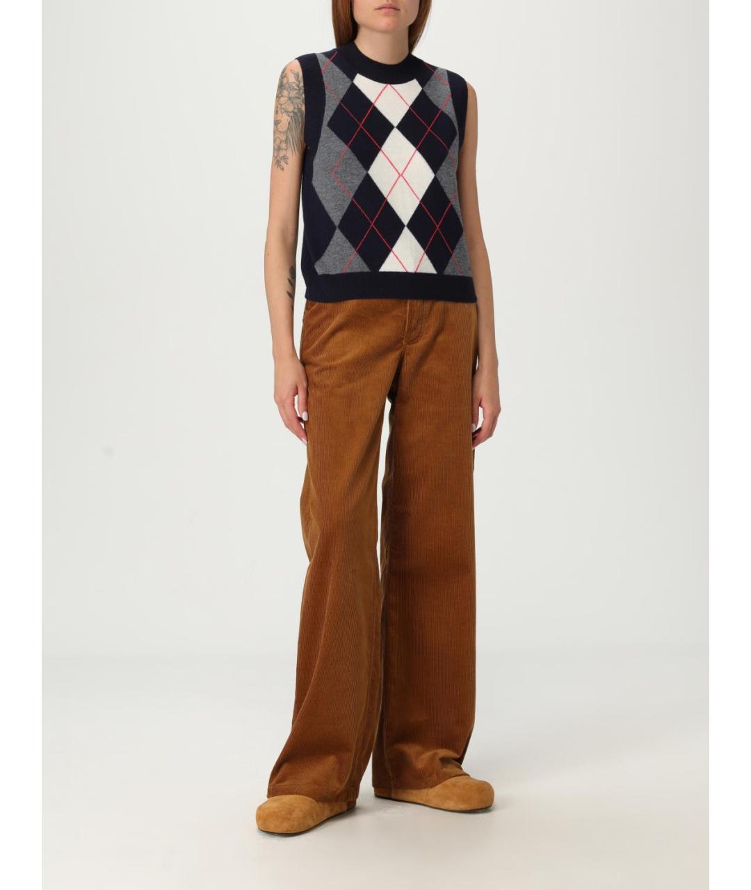 A.P.C. Коричневые хлопковые прямые джинсы, фото 3