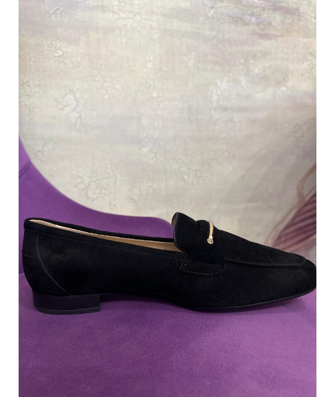 TOD'S Черные замшевые лоферы, фото 6