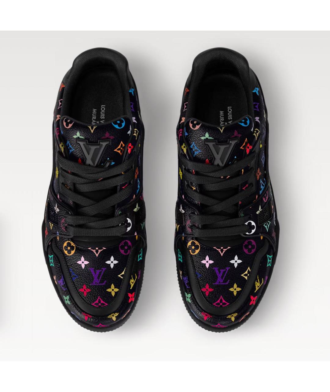 LOUIS VUITTON Черные кеды, фото 2