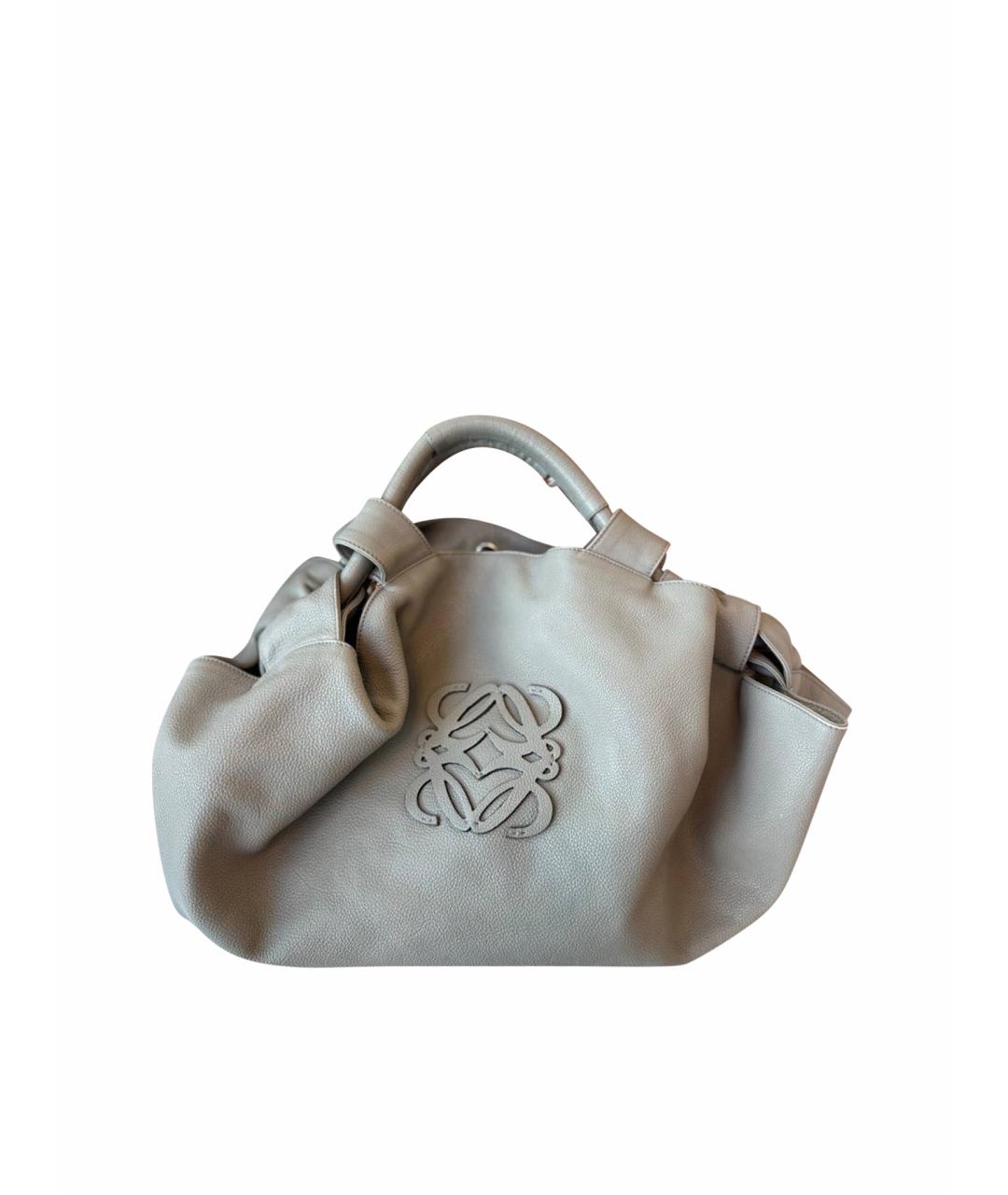 LOEWE Серая сумка тоут, фото 1