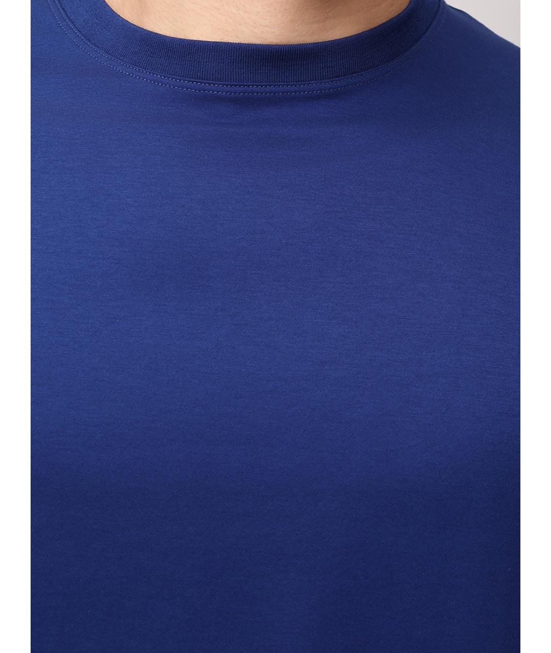 KITON Синяя хлопковая футболка, фото 5
