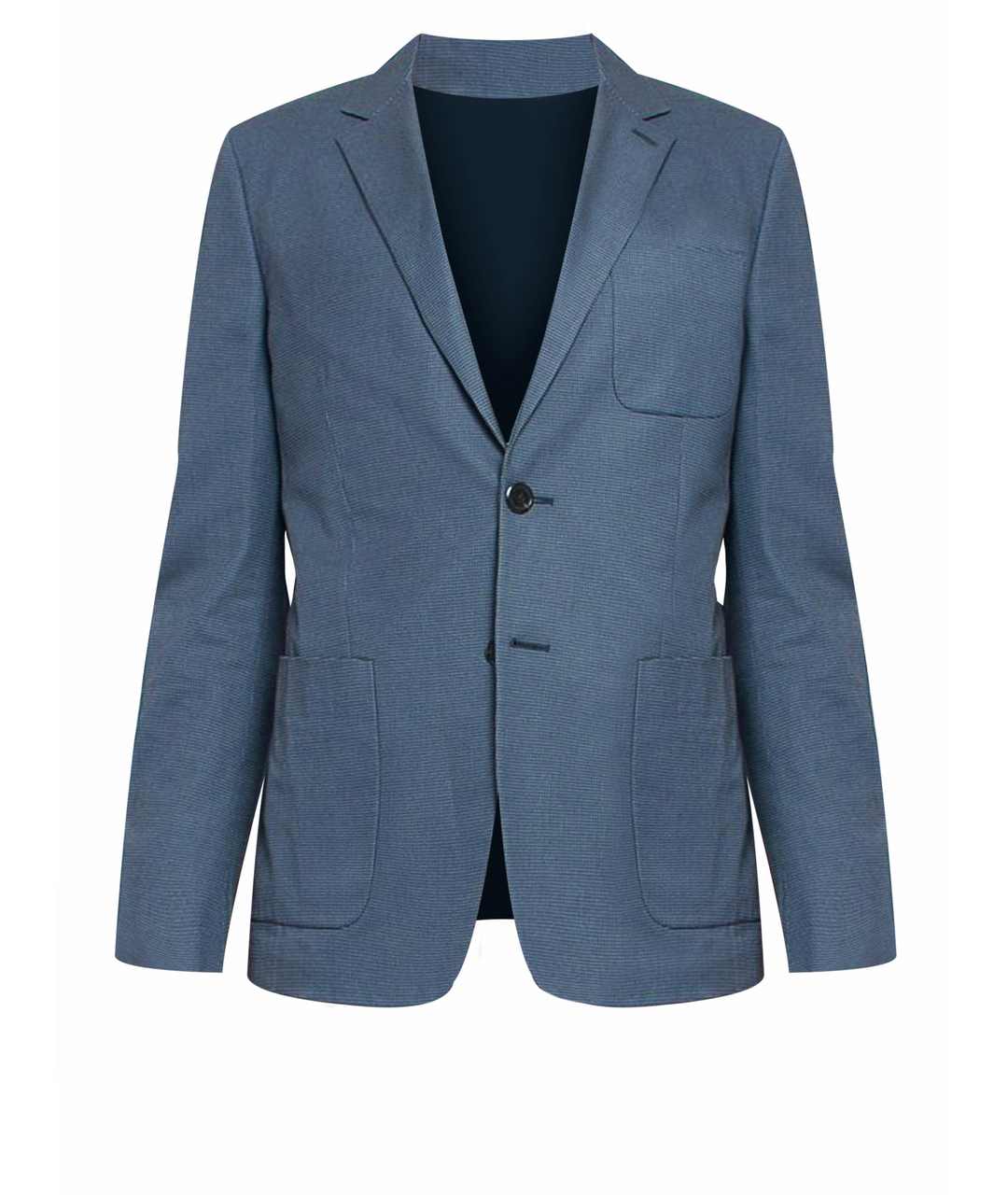 PRADA Темно-синий хлопковый пиджак, фото 1