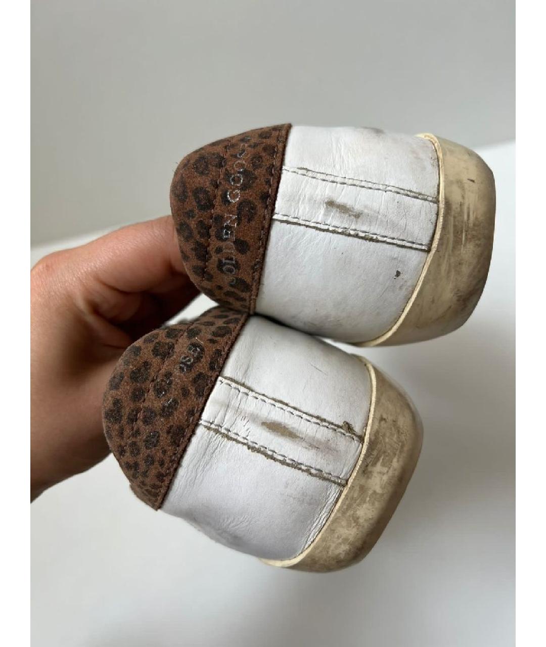 GOLDEN GOOSE DELUXE BRAND Белые кожаные кеды, фото 4