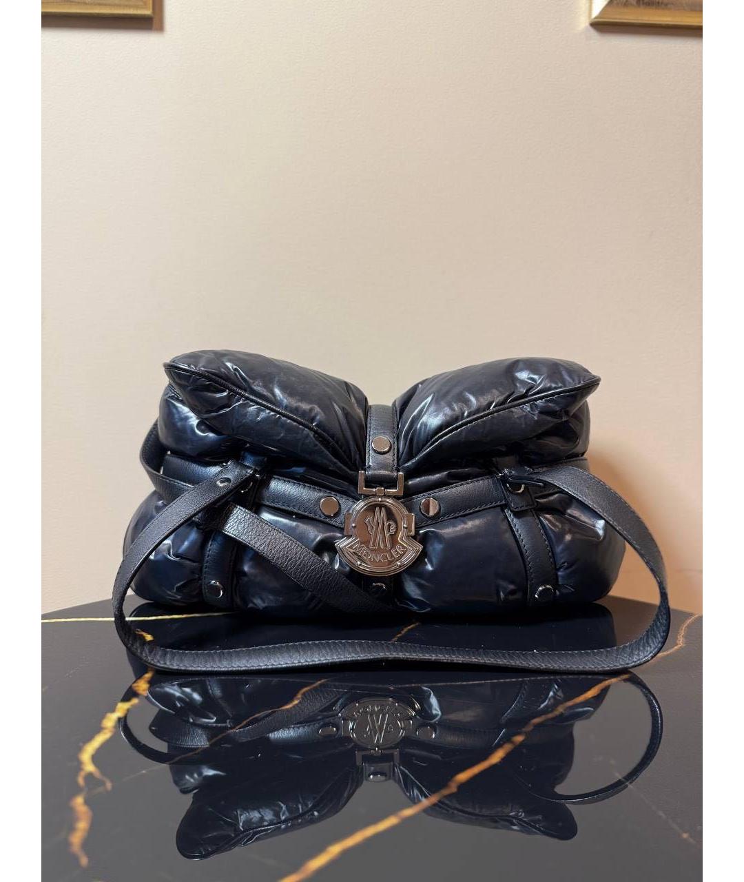 MONCLER Темно-синяя сумка тоут, фото 2