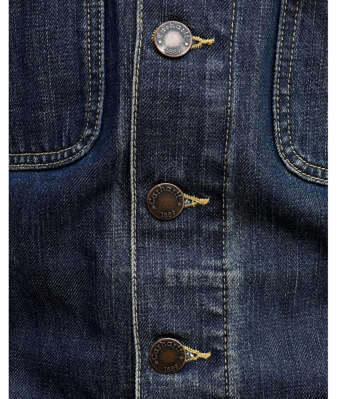 CARHARTT Синяя деним куртка, фото 4