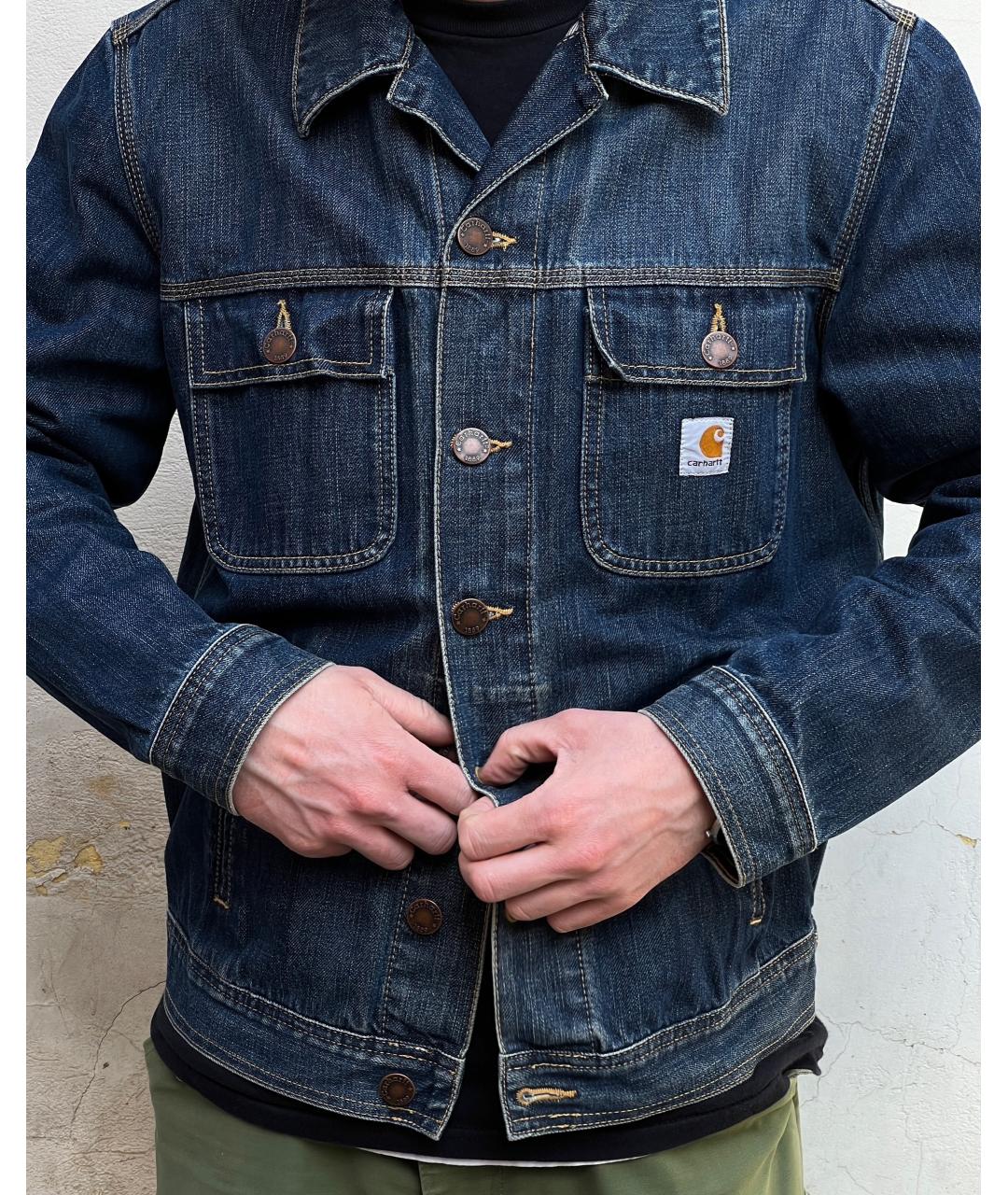 CARHARTT Синяя деним куртка, фото 2