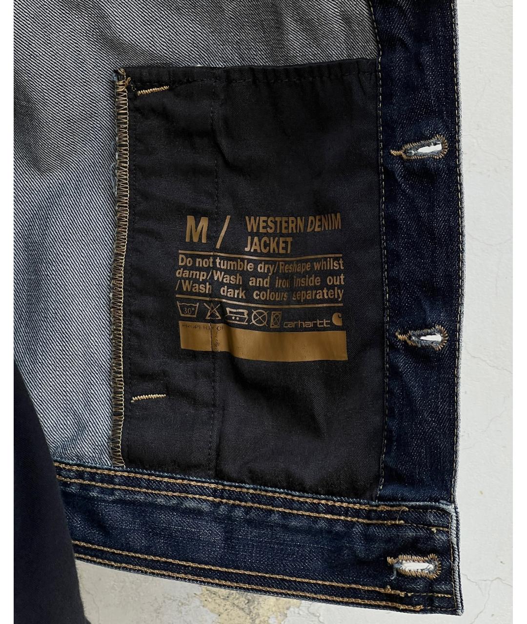 CARHARTT Синяя деним куртка, фото 3