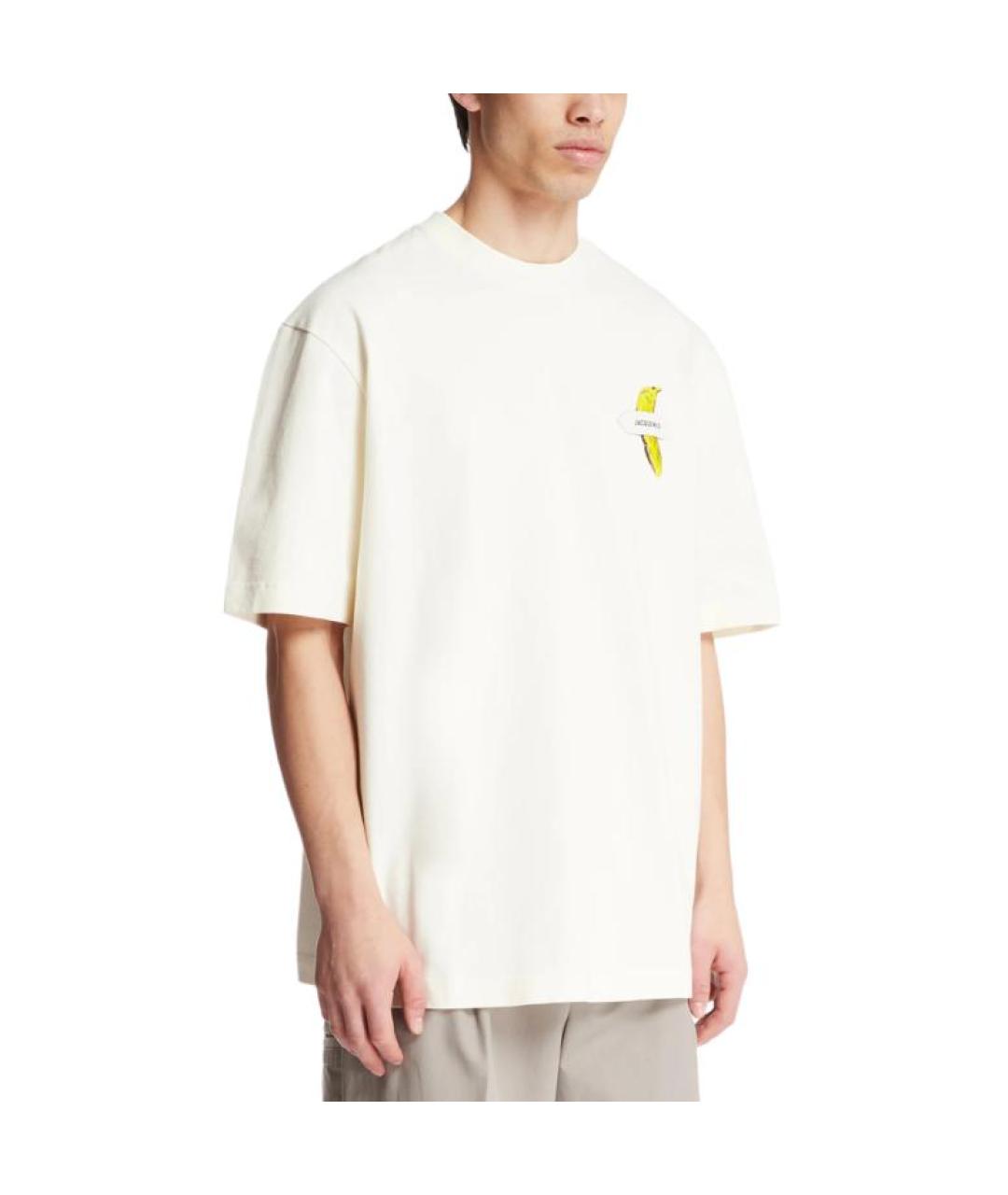 JACQUEMUS Серая футболка, фото 4