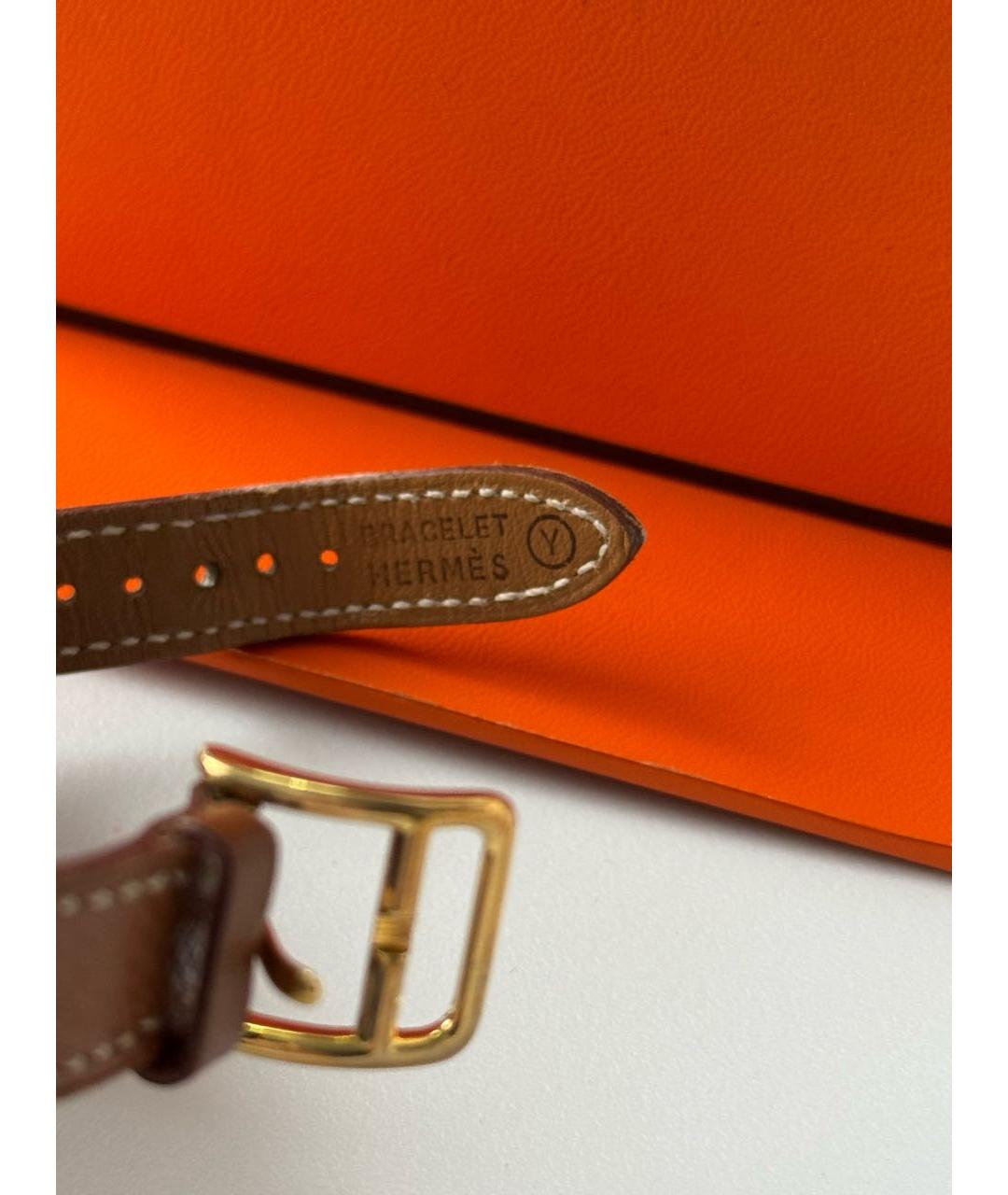 HERMES Коричневые часы, фото 7
