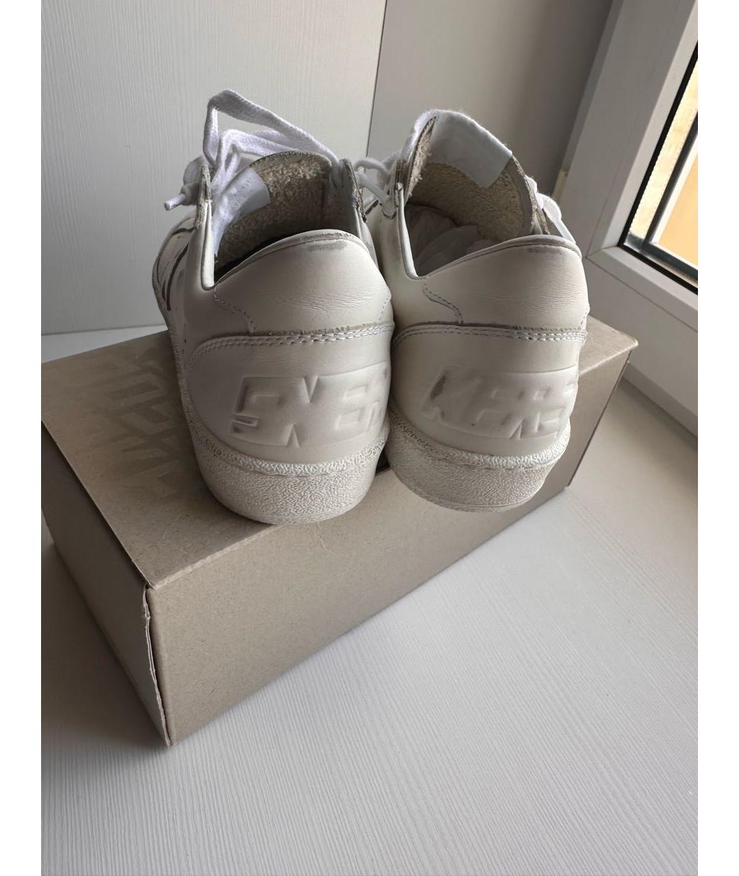 GOLDEN GOOSE DELUXE BRAND Белые кожаные кеды, фото 5