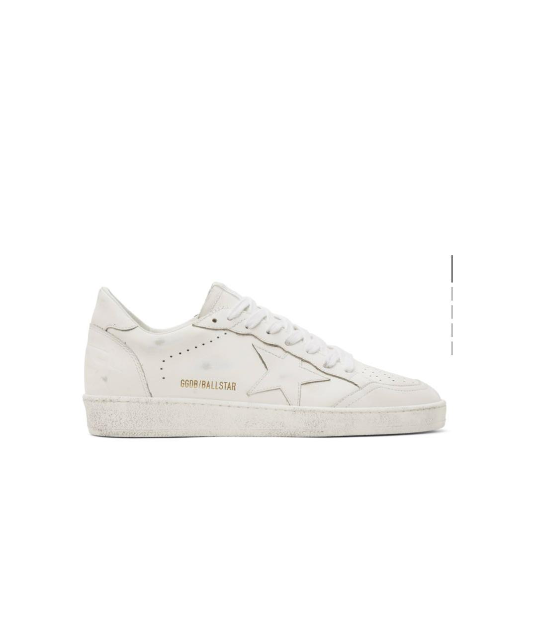 GOLDEN GOOSE DELUXE BRAND Белые кожаные кеды, фото 7