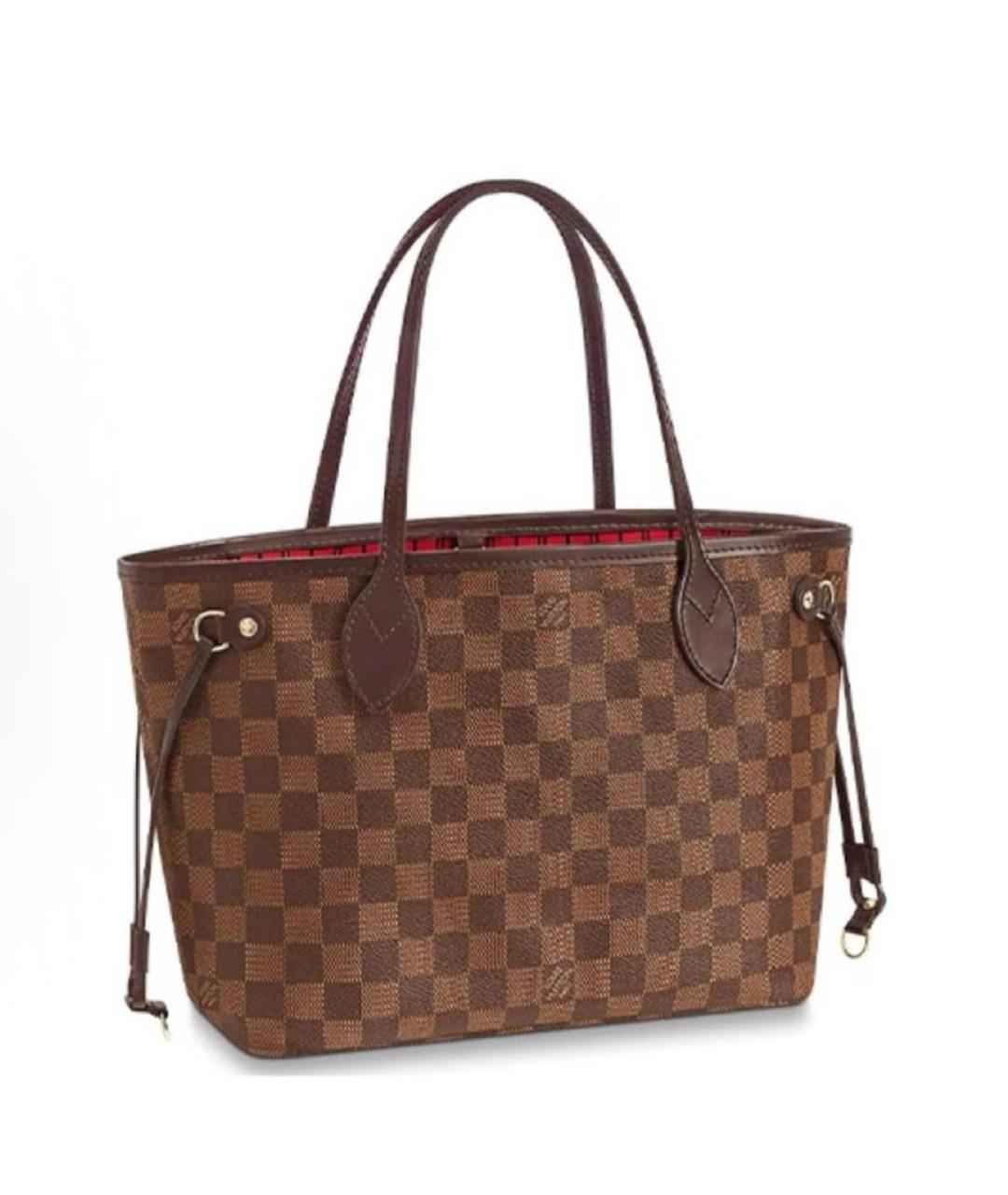 LOUIS VUITTON Коричневая сумка тоут, фото 3