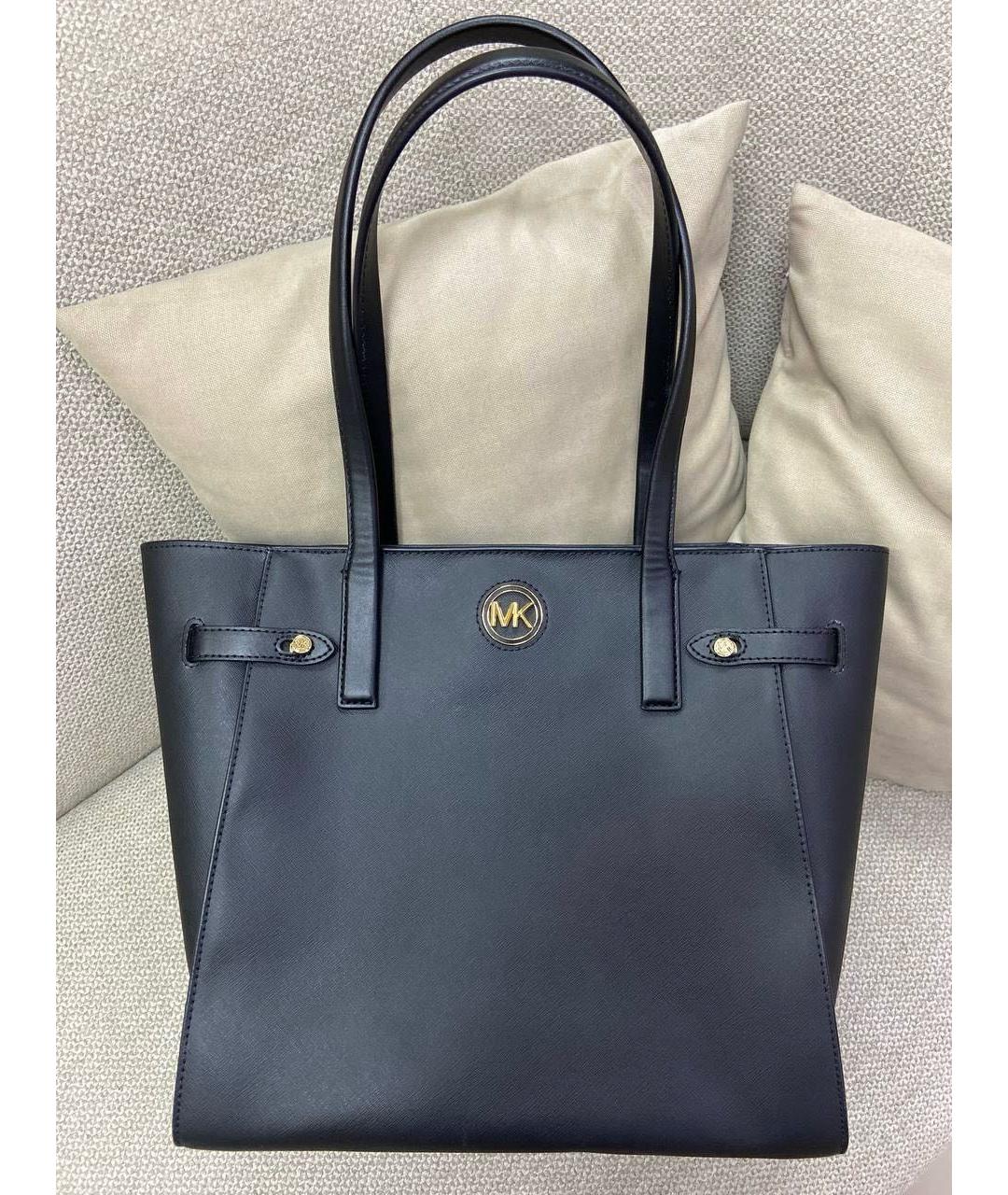 MICHAEL KORS Черная сумка тоут, фото 3