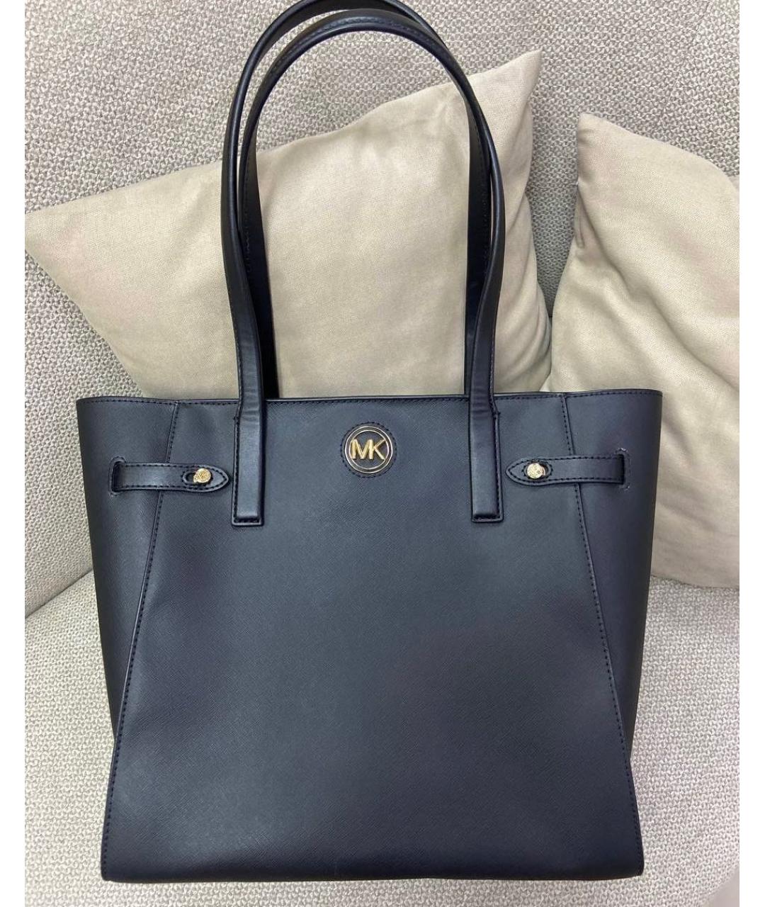 MICHAEL KORS Черная сумка тоут, фото 5