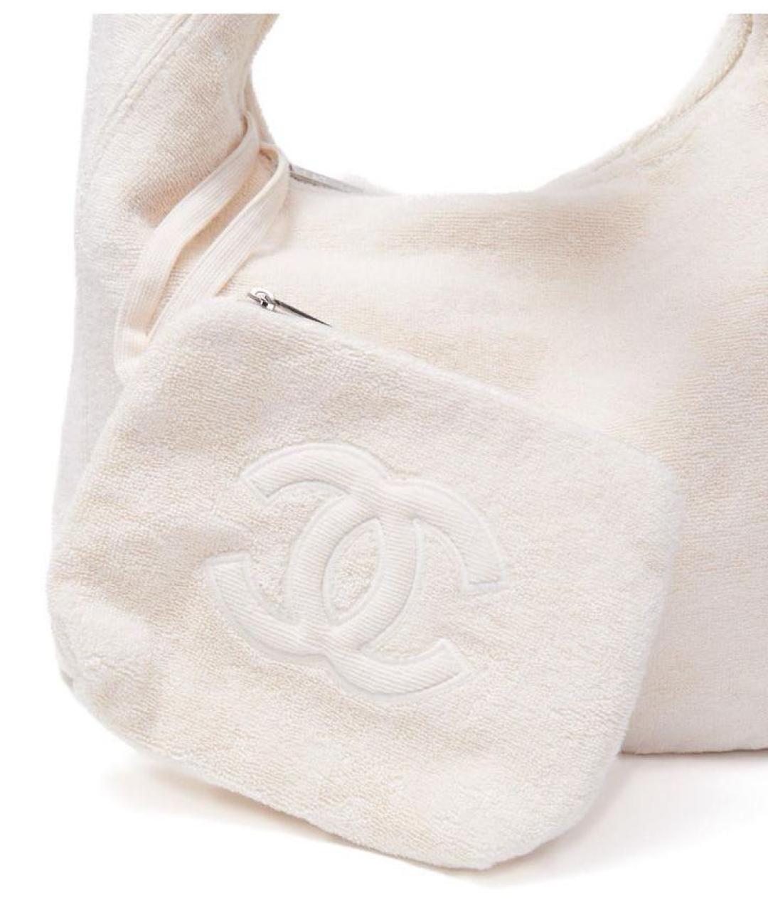 CHANEL Белая пляжная сумка, фото 2