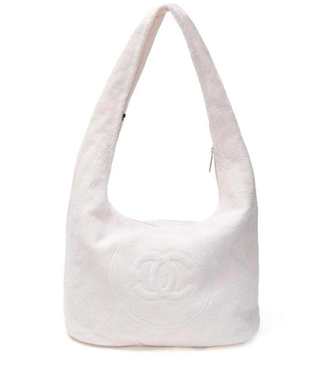 CHANEL Белая пляжная сумка, фото 1