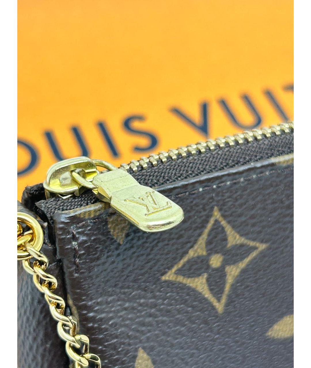 LOUIS VUITTON Коричневая сумка с короткими ручками, фото 2