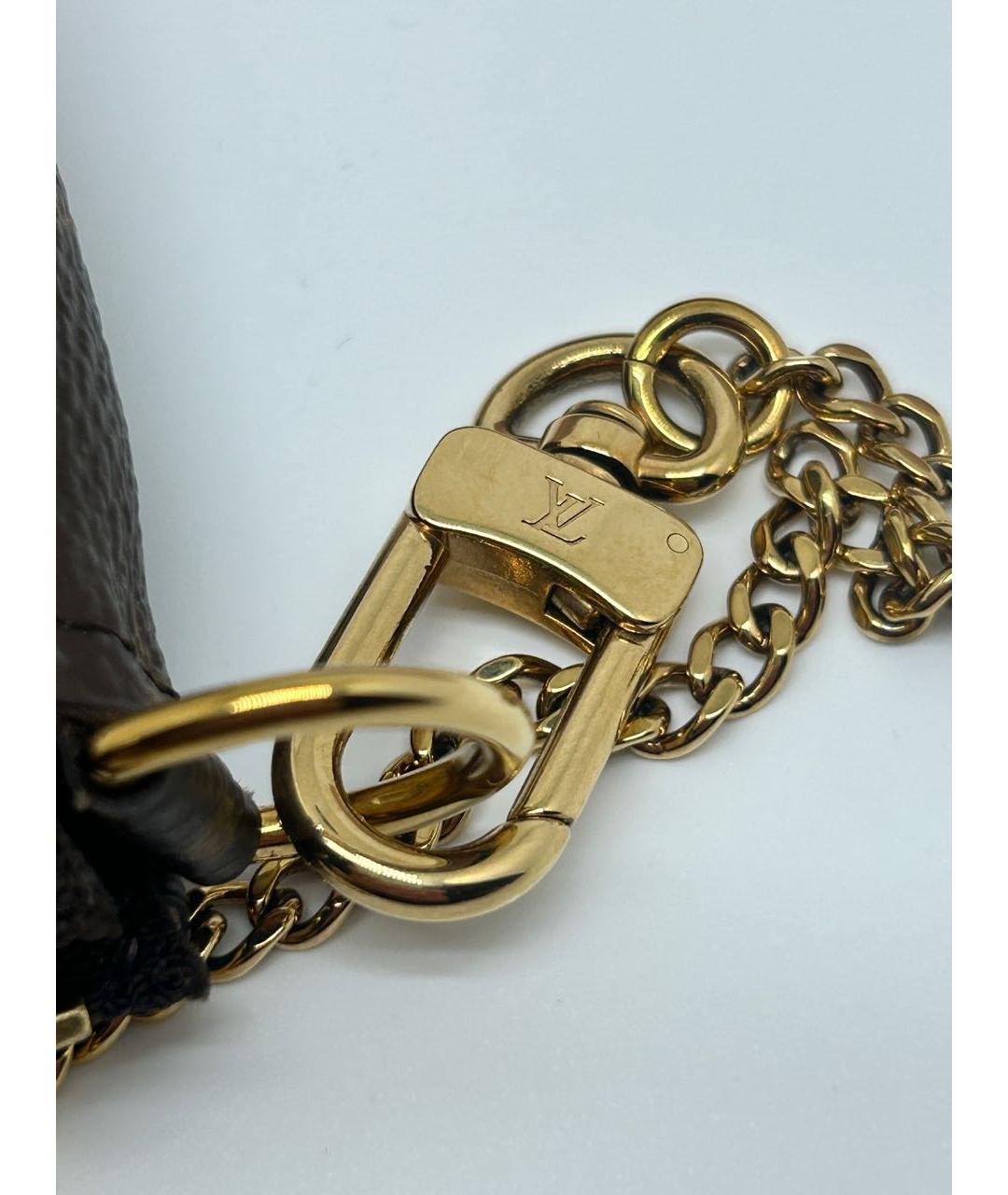 LOUIS VUITTON Коричневая сумка с короткими ручками, фото 5