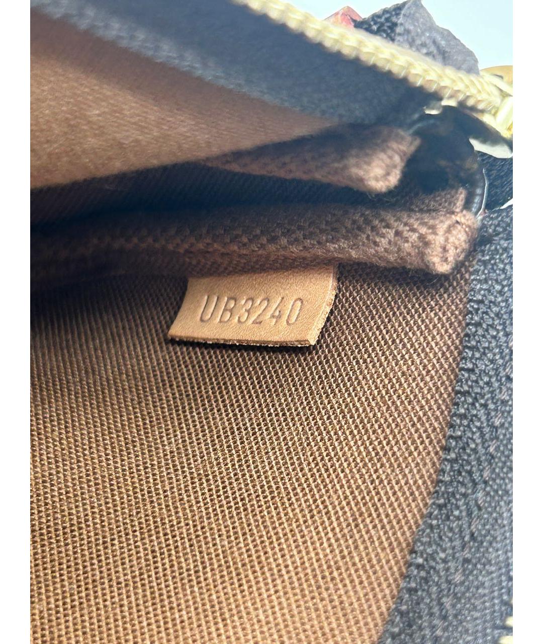 LOUIS VUITTON Коричневая сумка с короткими ручками, фото 4