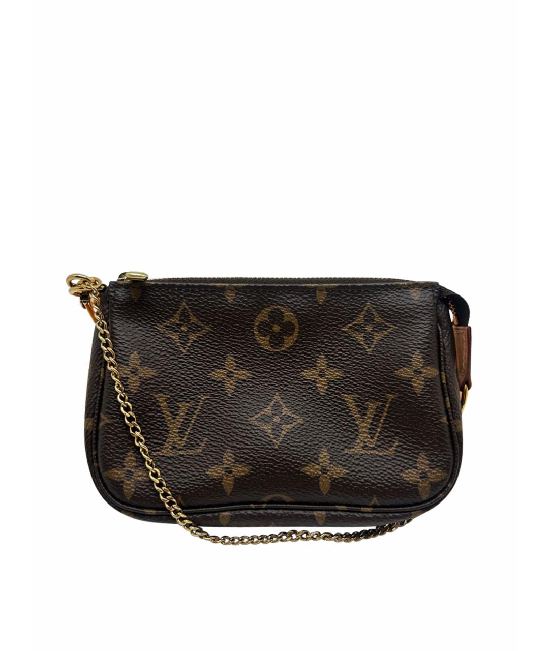 LOUIS VUITTON Коричневая сумка с короткими ручками, фото 1