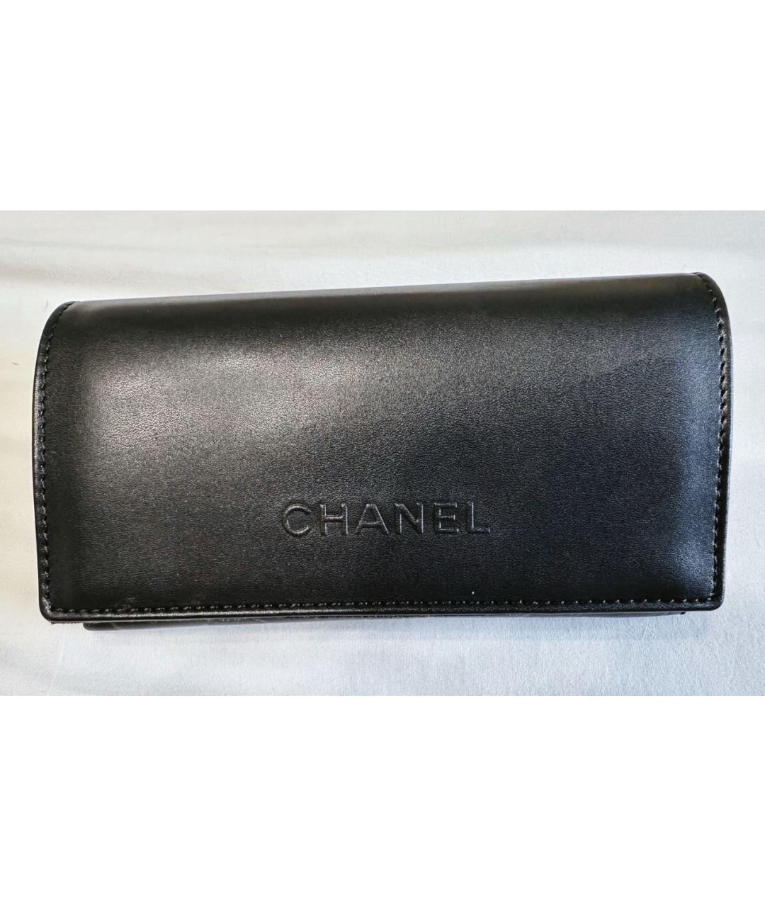 CHANEL Черные пластиковые солнцезащитные очки, фото 6