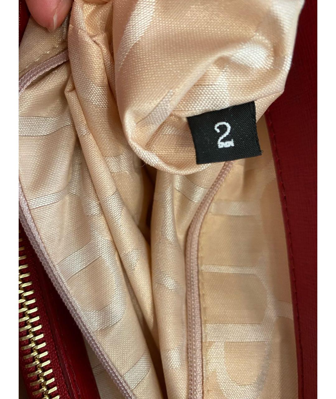 FURLA Красная кожаная сумка тоут, фото 6