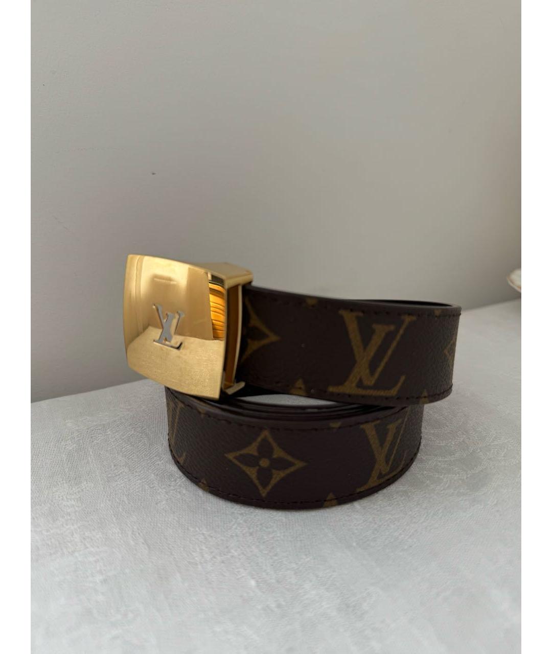 LOUIS VUITTON Коричневый ремень, фото 7