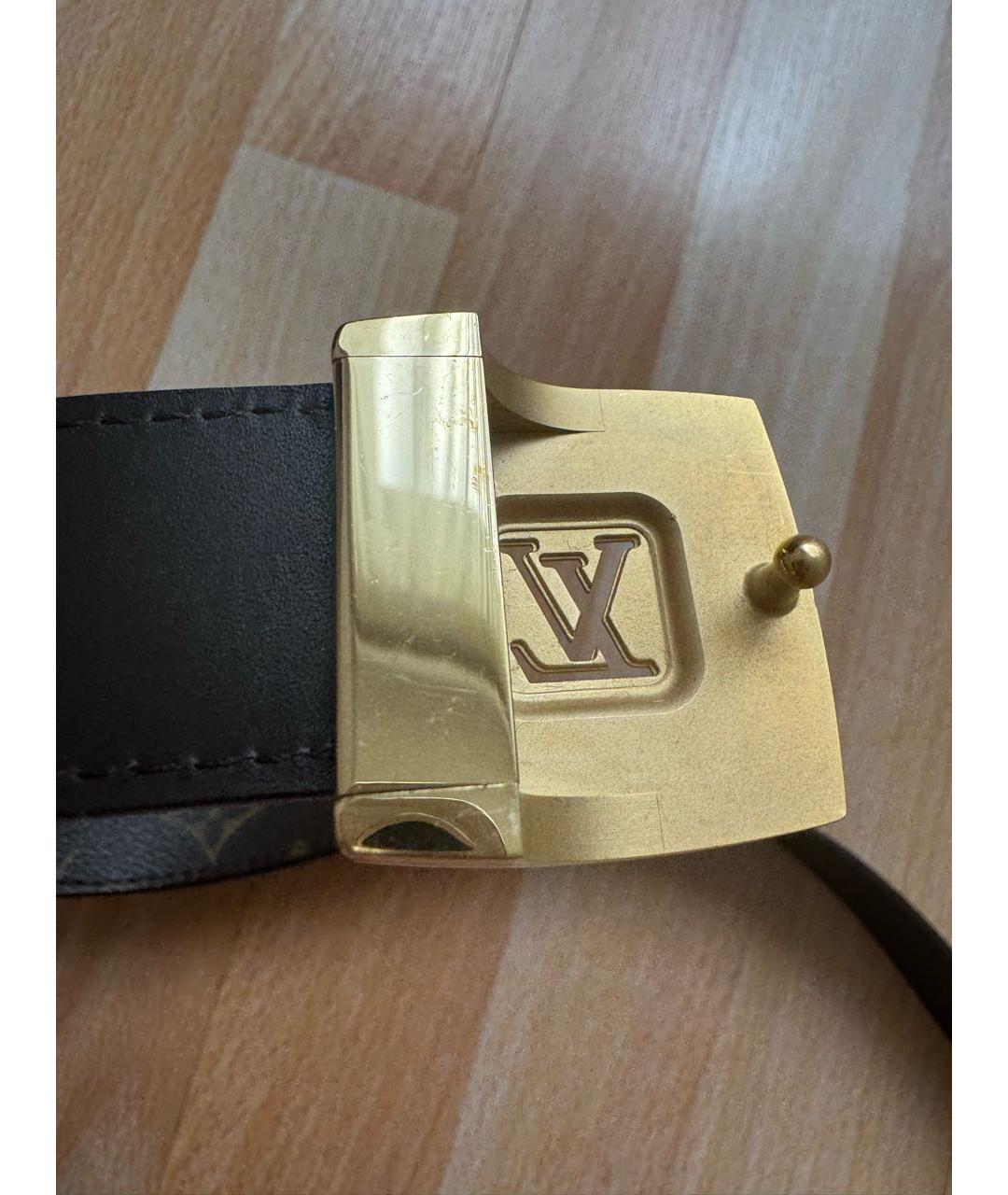 LOUIS VUITTON Коричневый ремень, фото 6
