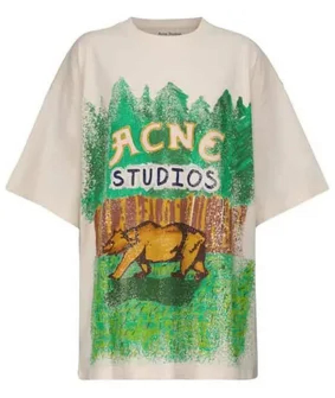 ACNE STUDIOS Мульти футболка, фото 1
