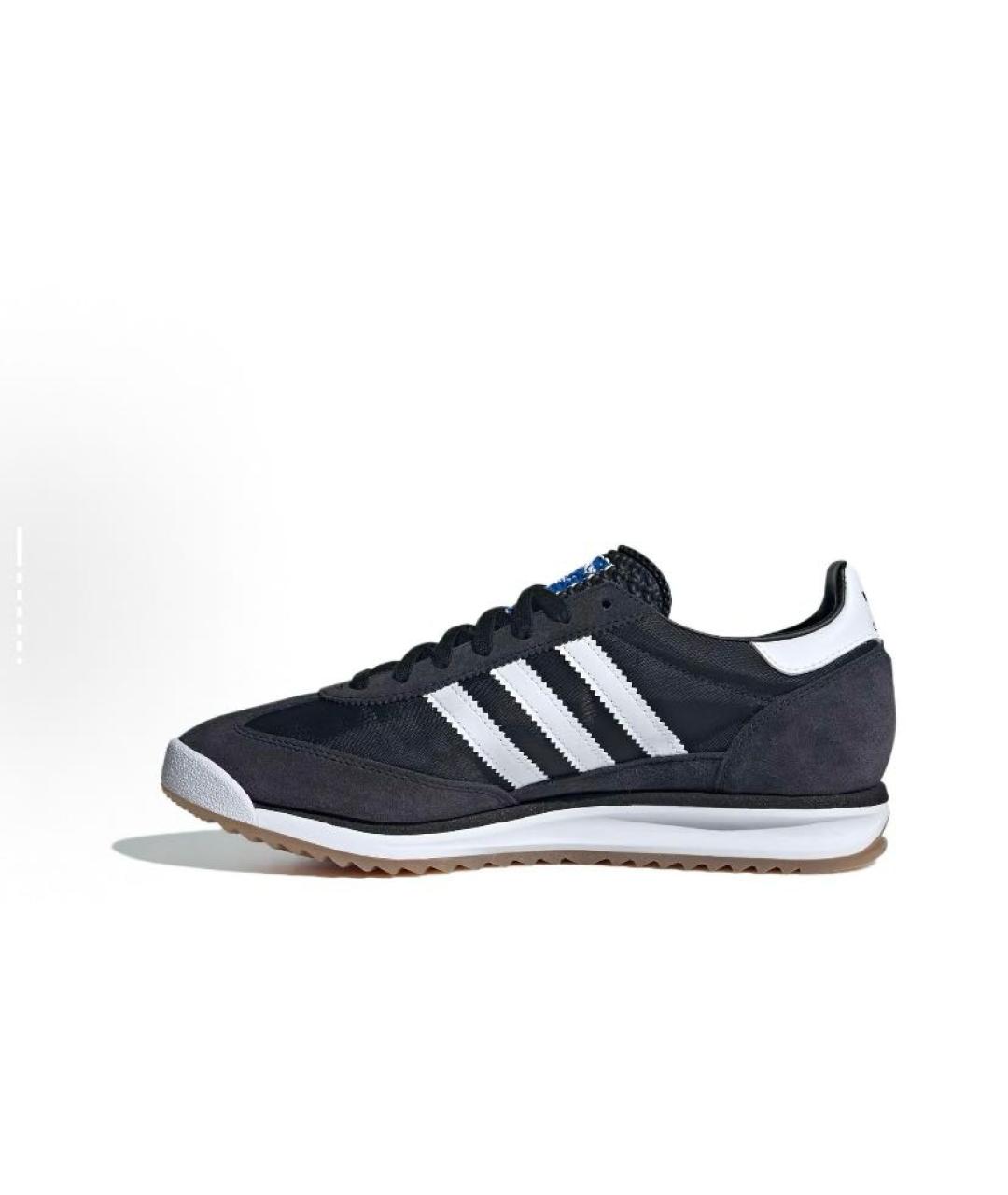 ADIDAS Черные текстильные низкие кроссовки / кеды, фото 2