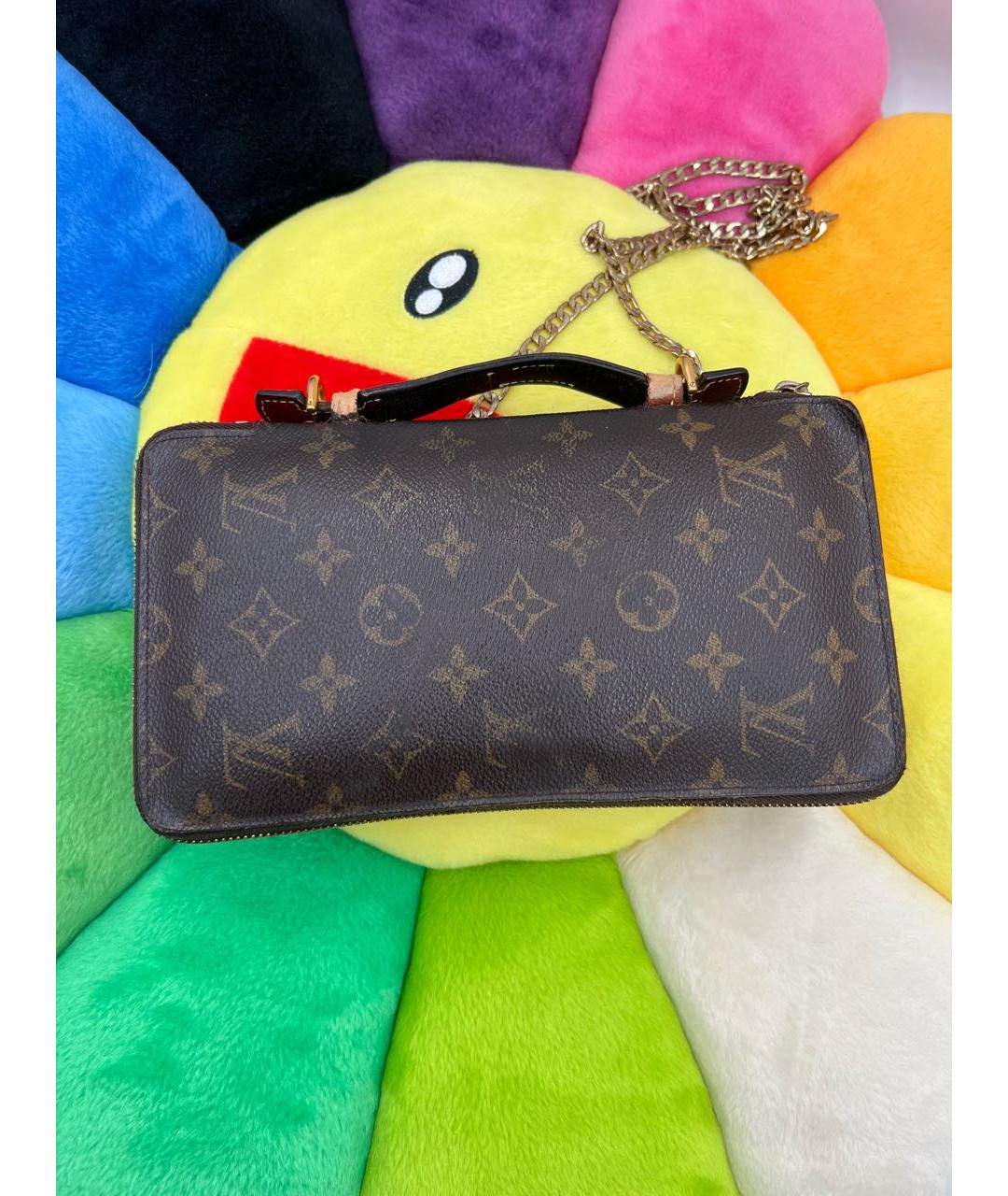 LOUIS VUITTON Коричневый кошелек, фото 3