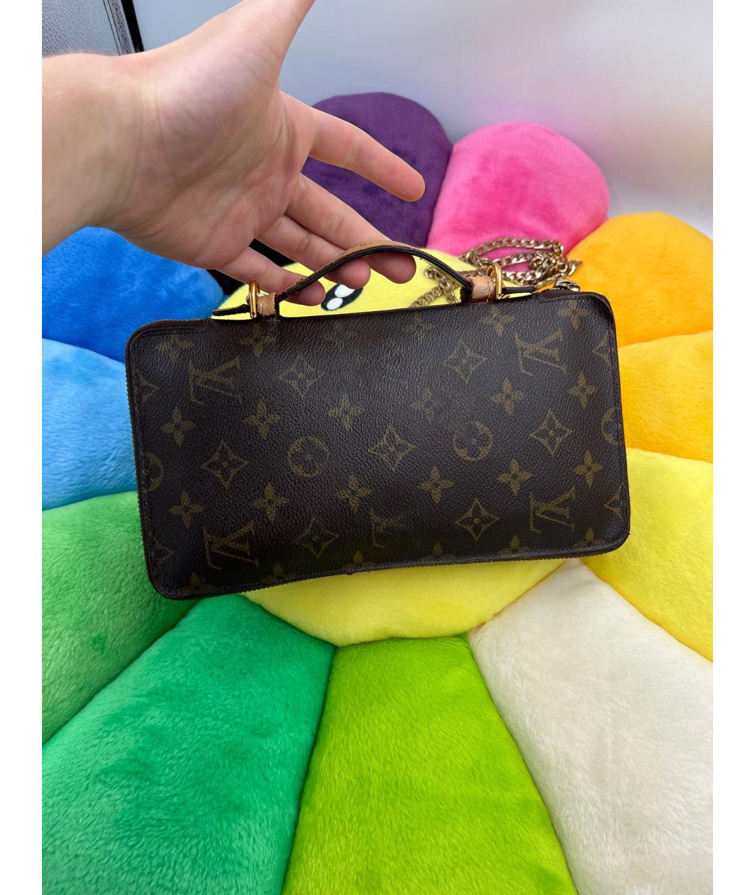 LOUIS VUITTON Коричневый кошелек, фото 9