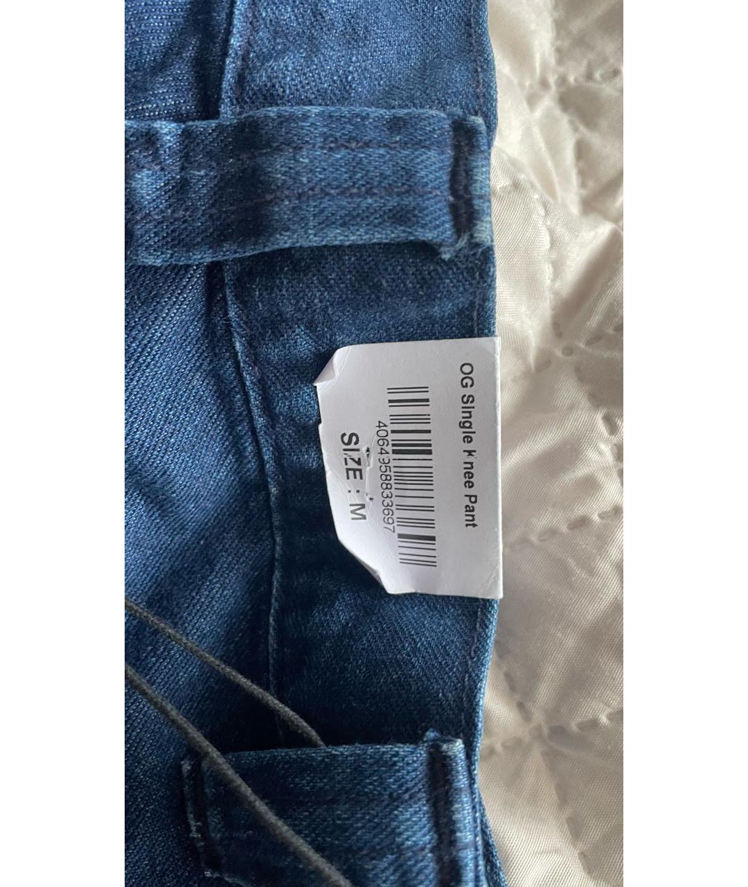 CARHARTT WIP Темно-синие хлопковые прямые джинсы, фото 5