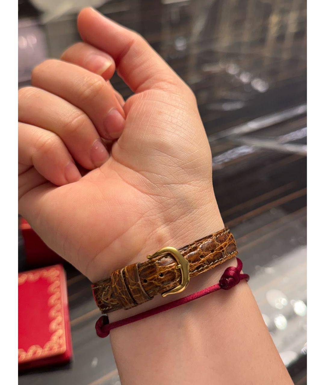 CARTIER Коричневые часы, фото 4