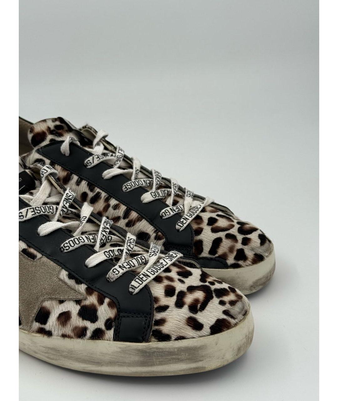 GOLDEN GOOSE DELUXE BRAND Серые низкие кроссовки / кеды, фото 2