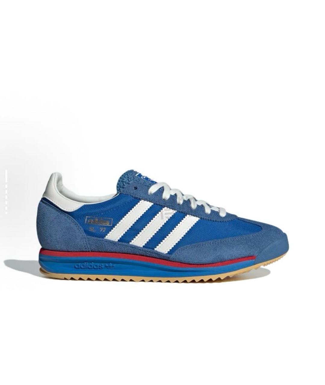 ADIDAS Синие текстильные низкие кроссовки / кеды, фото 8