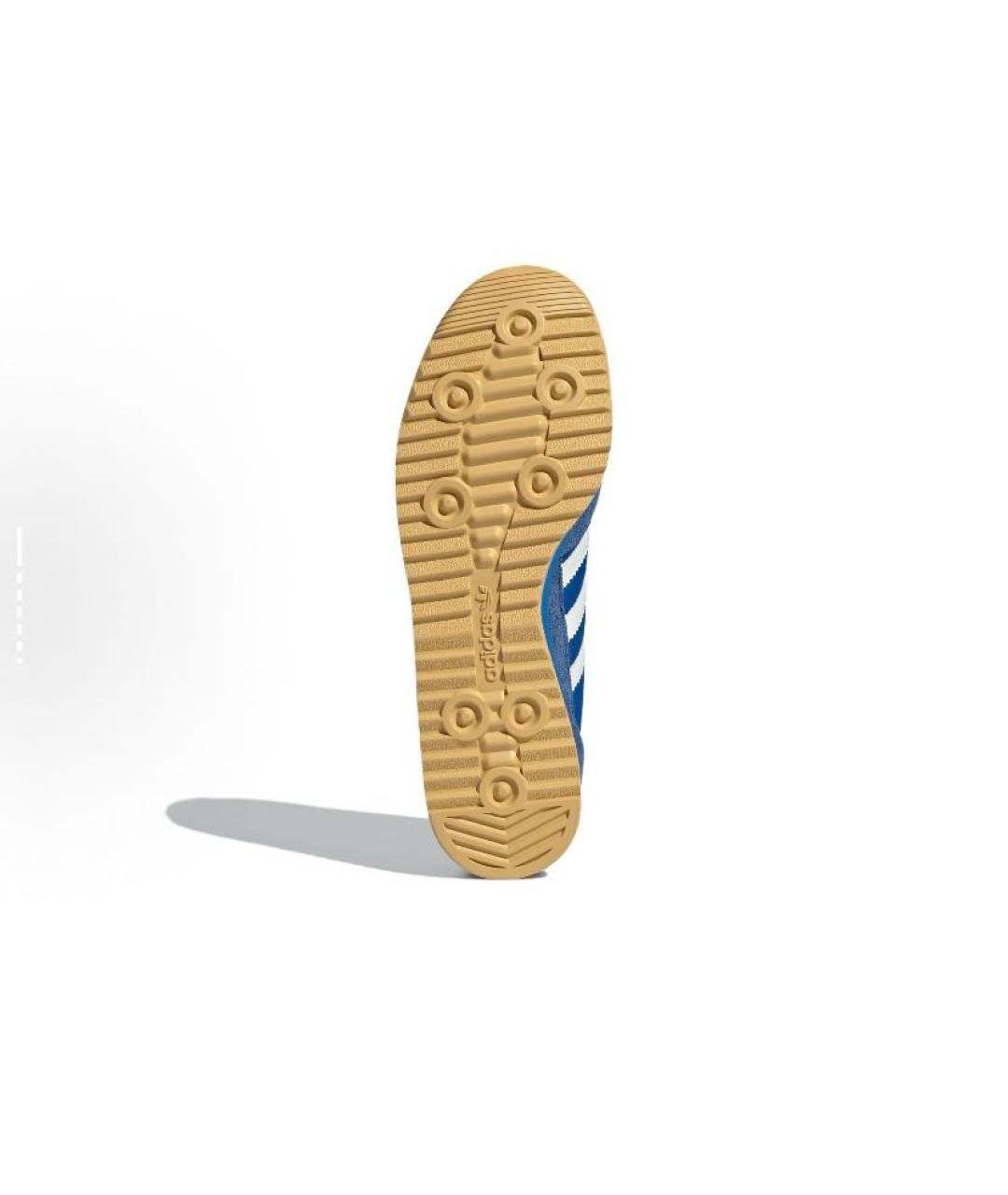 ADIDAS Синие текстильные низкие кроссовки / кеды, фото 7