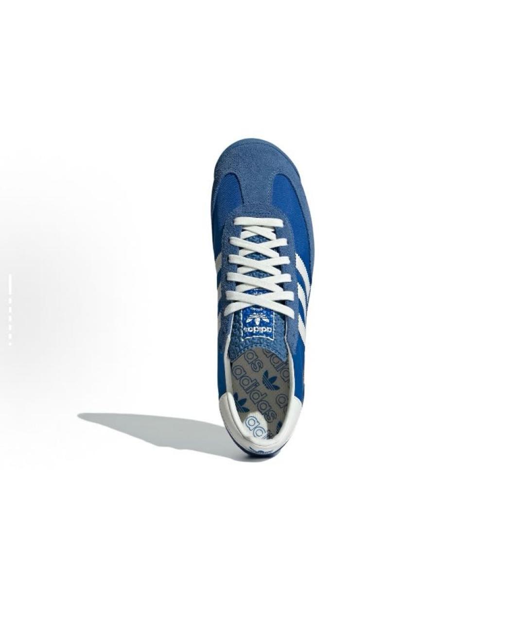 ADIDAS Синие текстильные низкие кроссовки / кеды, фото 6