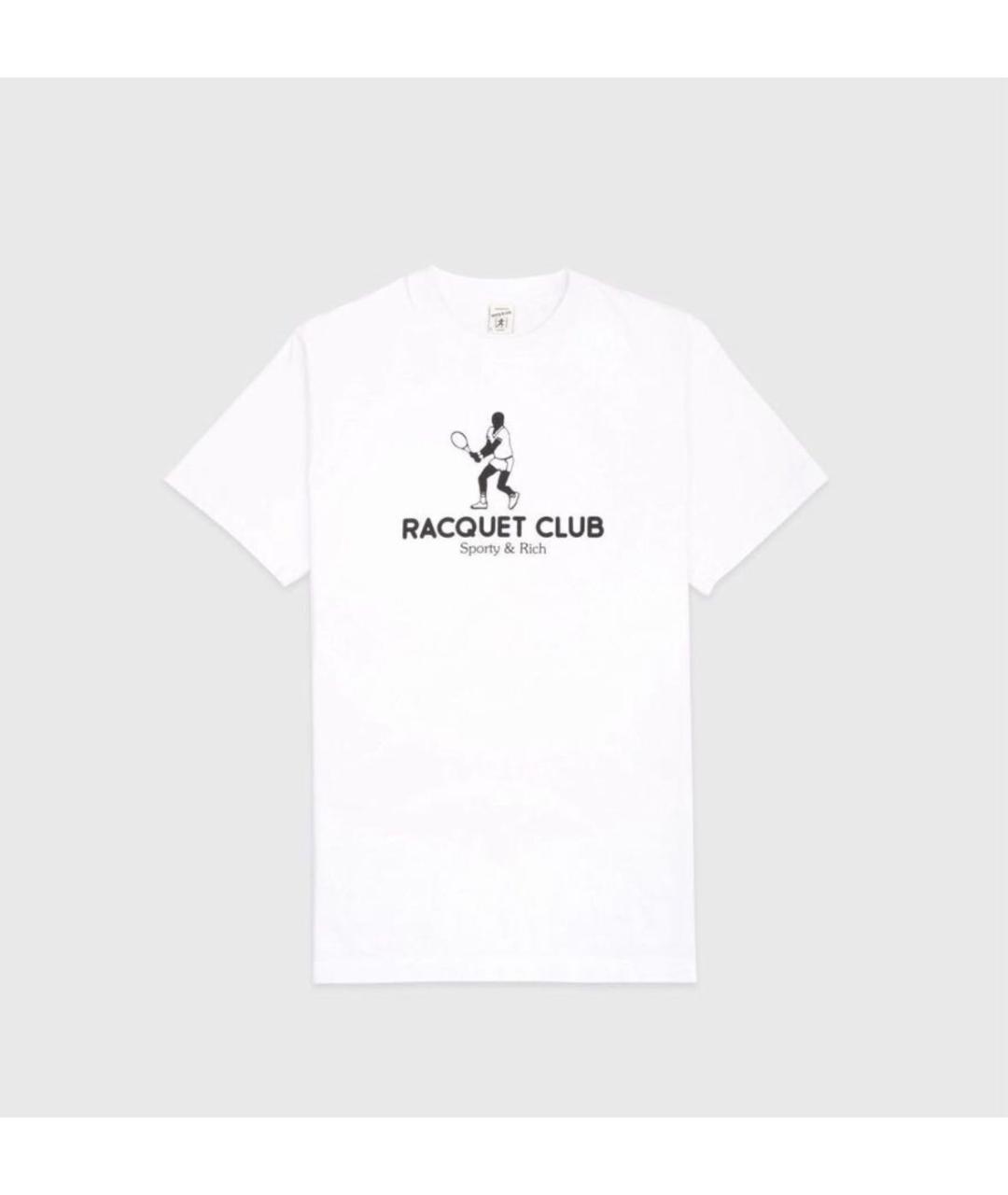 SPORTY AND RICH Белая хлопковая майка, фото 6