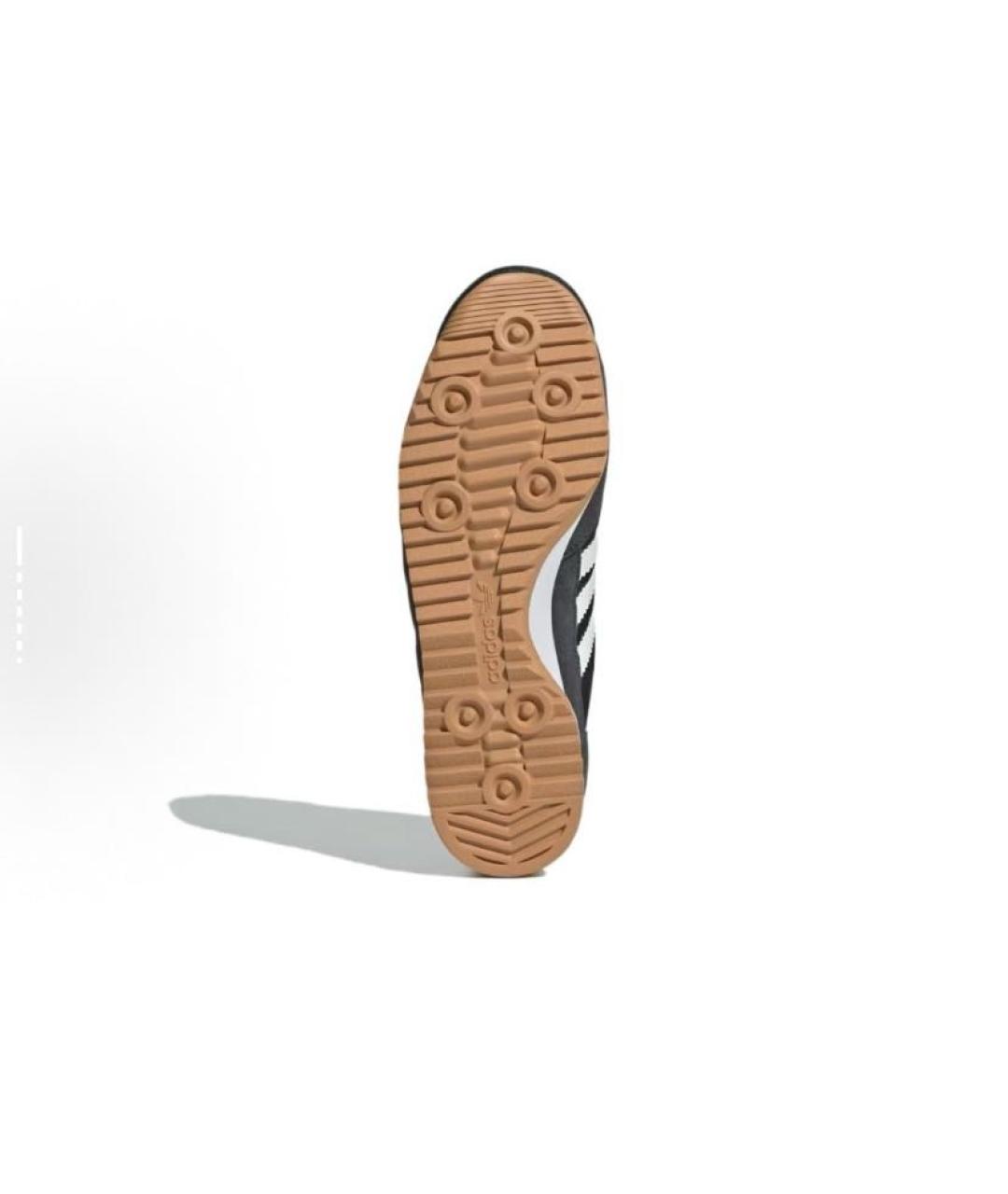 ADIDAS Черные текстильные низкие кроссовки / кеды, фото 6