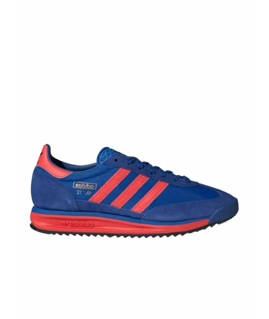 ADIDAS Синие текстильные низкие кроссовки / кеды, фото 1