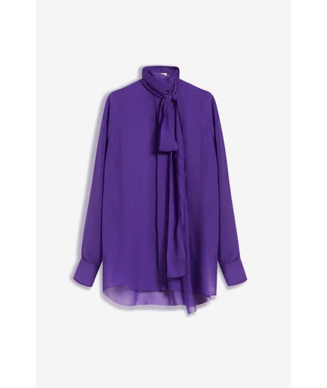 SPORTMAX Фиолетовая блузы, фото 6