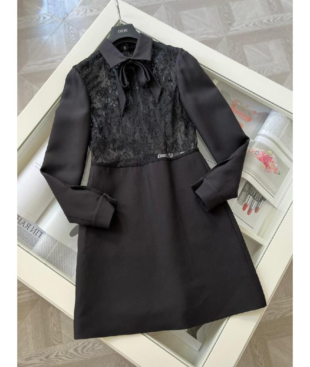 VALENTINO Черное коктейльное платье, фото 2